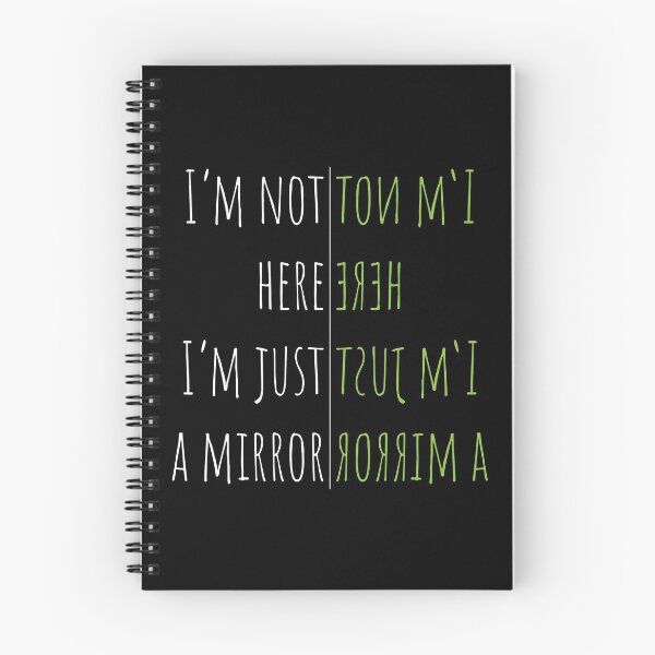 Item preview, My future - I'm not here, I'm just a mirror designed and sold by LookFrog.