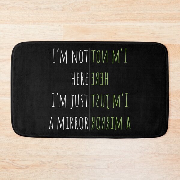 Item preview, My future - I'm not here, I'm just a mirror designed and sold by LookFrog.