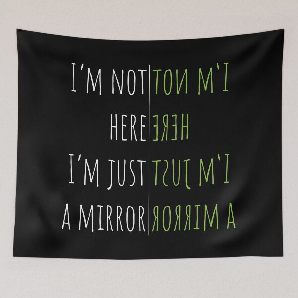 Item preview, My future - I'm not here, I'm just a mirror designed and sold by LookFrog.