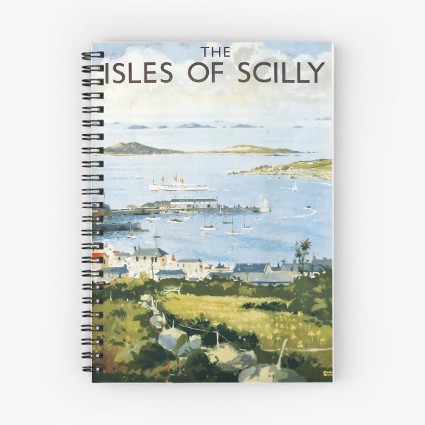Item preview, Railway Poster Isles of Scilly designed and sold by stickart-marek.