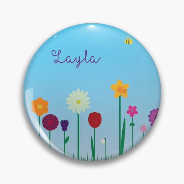 Item preview, Layla little flower patch - English name designed and sold by HalunaHappy.