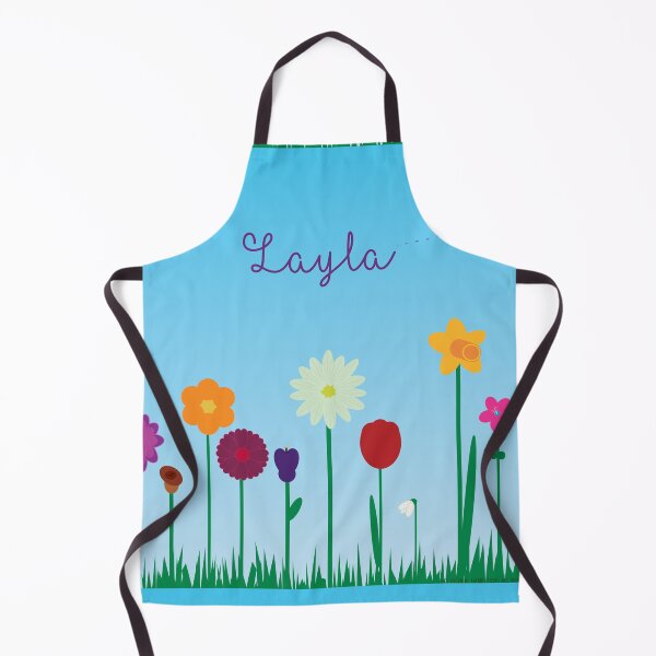 Item preview, Layla little flower patch - English name designed and sold by HalunaHappy.