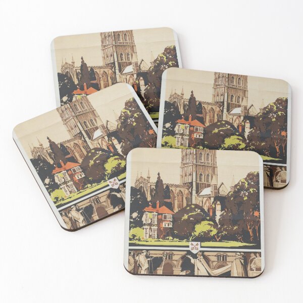 Item preview, Railway Poster Gloucester Cathedral designed and sold by stickart-marek.