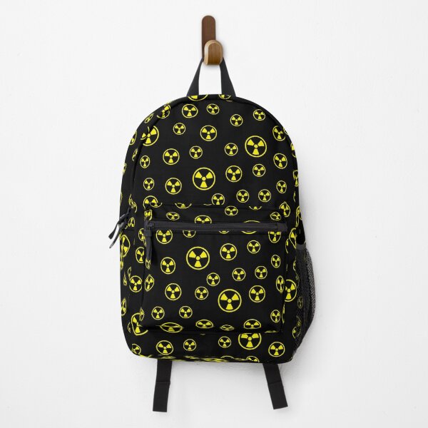 Item preview, Radioactive! Yellow on Black Radiation symbol mask, tshirt, mug, cushion, bright colourful, fun, virus, corona designed and sold by ArtByPMW.