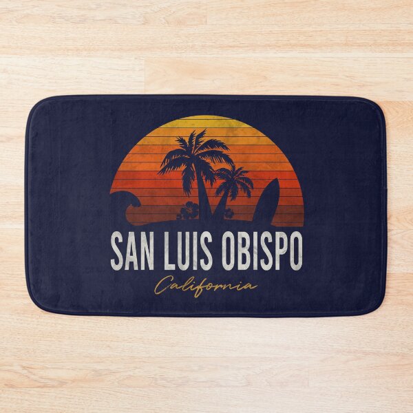 Item preview, San Luis Obispo California Surf Palms Summer Sunshine designed and sold by TheViralMachine.