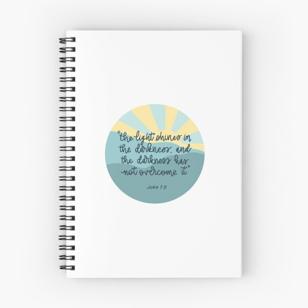 Item preview, John 1:5 Bible Verse designed and sold by mercysart.