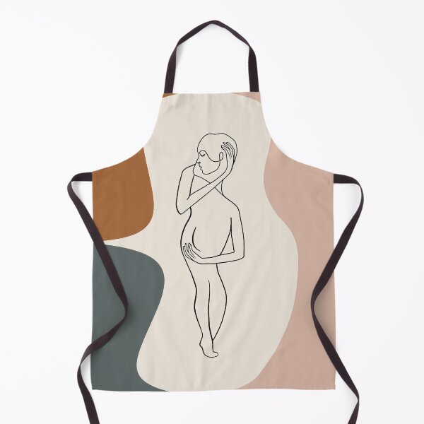 Item preview, Abstract embrace on a white, peach background. decorating, interiors designed and sold by jayne0524.