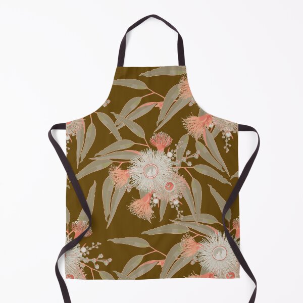 Item preview, Eucalyptus Autumn Blooms - Warm Orange and Brown Palette designed and sold by Sketchbook Designs.