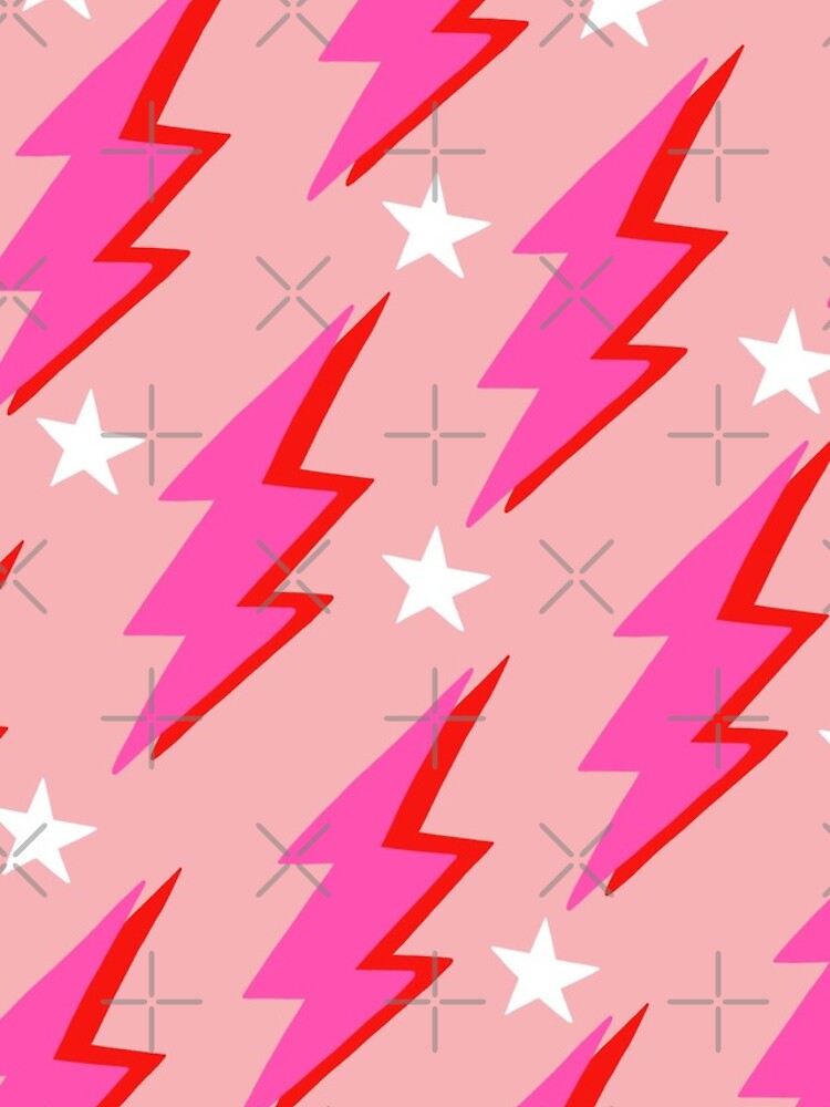 Discover Pink Lightning Bolt iPhone Case
