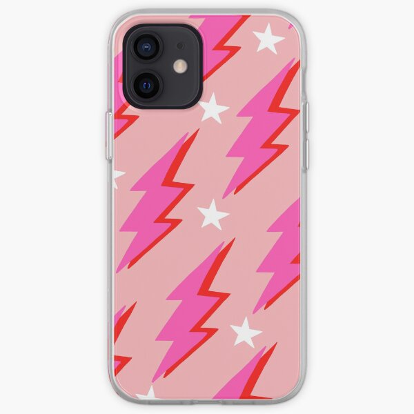 Pink Lightning Bolt iPhone Soft Case