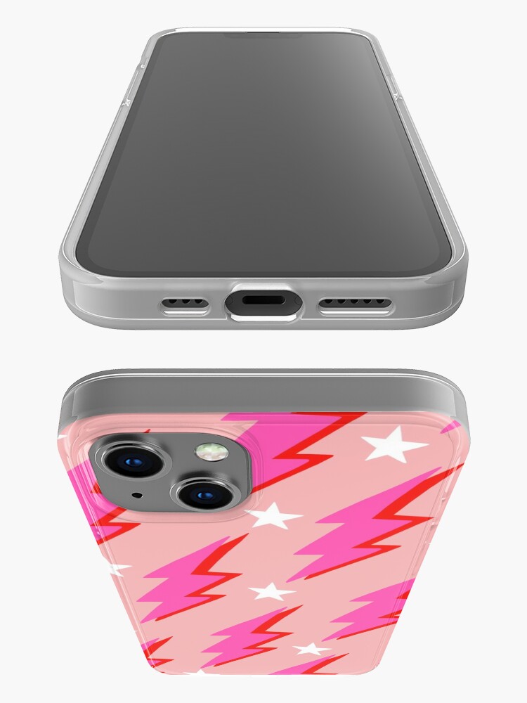 Discover Pink Lightning Bolt iPhone Case