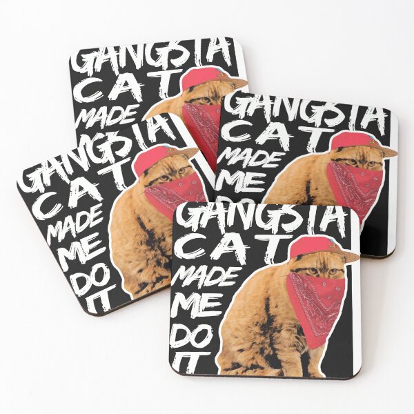 Item preview, Gangsta Cat designed and sold by ikidyounot.