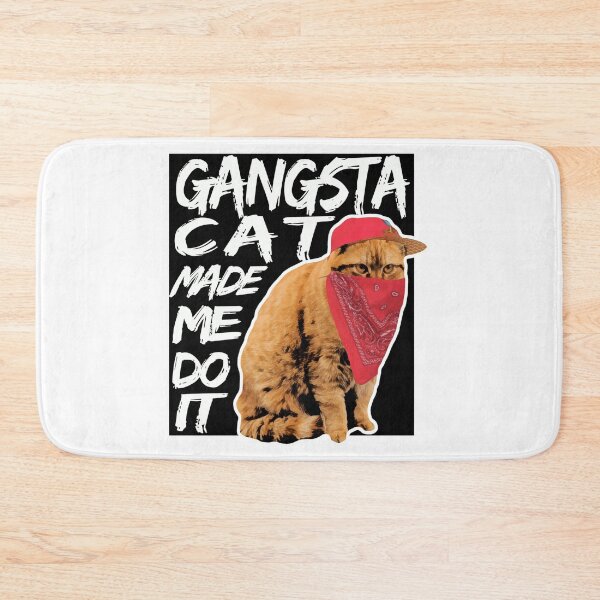 Item preview, Gangsta Cat designed and sold by ikidyounot.