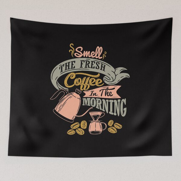 Item preview, Smell the fresh coffee apparel, white designed and sold by coffeeapparel.