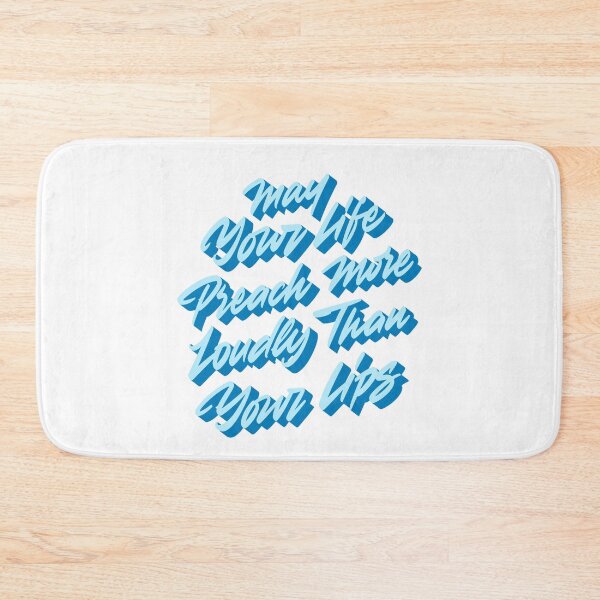 Item preview, May your life preach more loudly than your lips designed and sold by Zagach Letters.