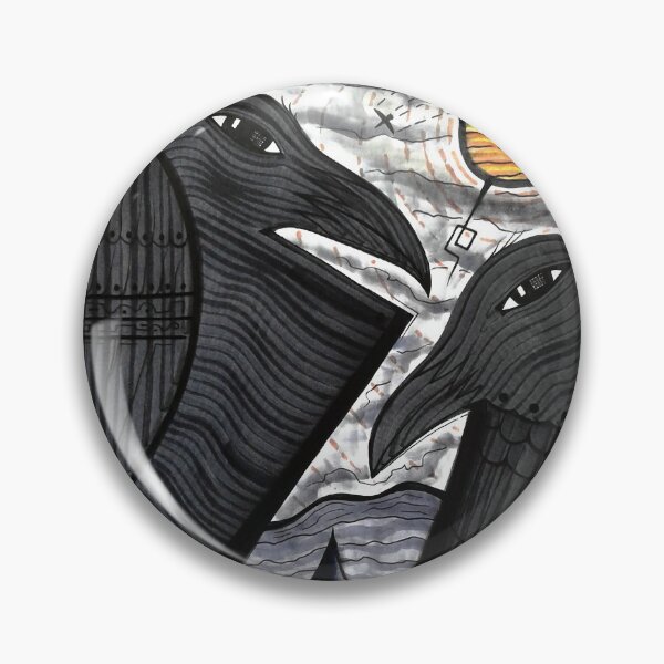 Item preview, Two Corvids Under the Sun dk_2020july29a designed and sold by ArtistDavidKing.