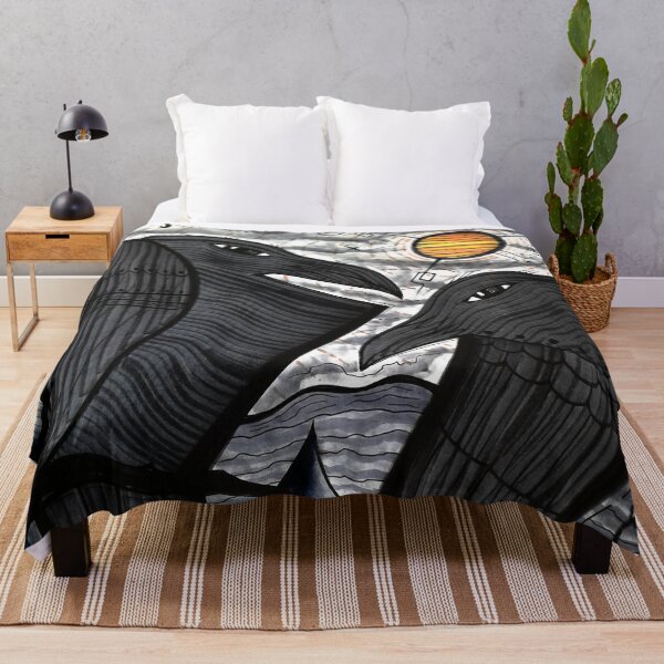 Item preview, Two Corvids Under the Sun dk_2020july29a designed and sold by ArtistDavidKing.