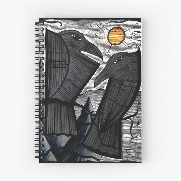 Item preview, Two Corvids Under the Sun dk_2020july29a designed and sold by ArtistDavidKing.
