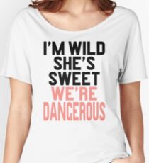 Im WIld Elle est douce Nous sommes dangereuses (1 de 2) T-shirts coupe relax