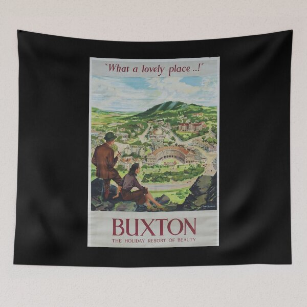 Item preview, Railway Poster Buxton designed and sold by stickart-marek.