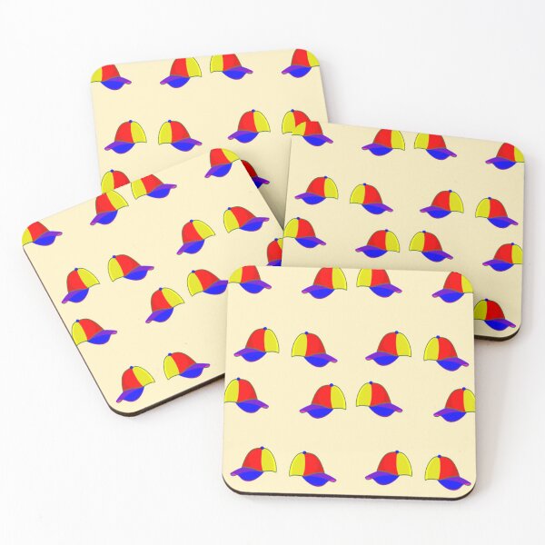 Item preview, Colorful caps pattern designed and sold by tetibright.