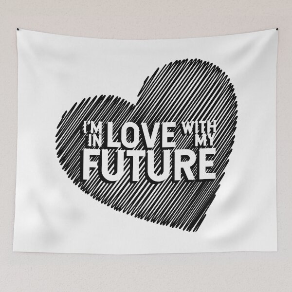 Item preview, I'm in love with my future - black heart designed and sold by LookFrog.