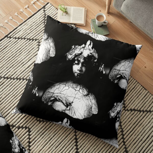Marble Woman 3 Floor Pillow