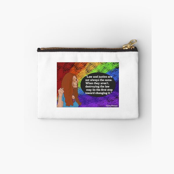 Item preview, Gloria Steinem Quote - Law and Justice designed and sold by VioletCat16.