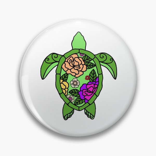 Item preview, Floral Turtle  designed and sold by ainsleynpadrick.
