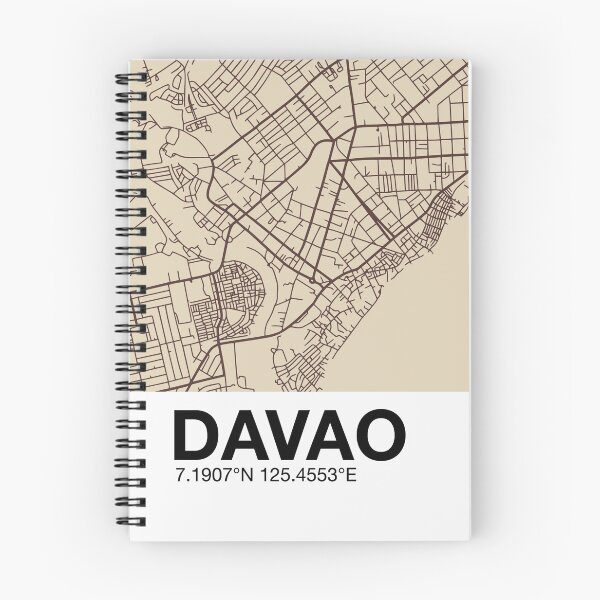 Item preview, Davao City Map - Kayumanggi designed and sold by LoveLocale.
