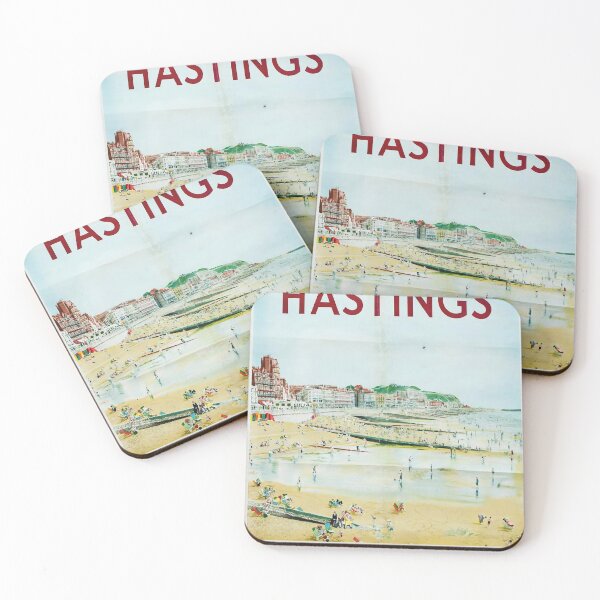 Item preview, Railway Poster Hastings designed and sold by stickart-marek.