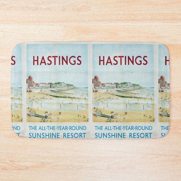 Item preview, Railway Poster Hastings designed and sold by stickart-marek.