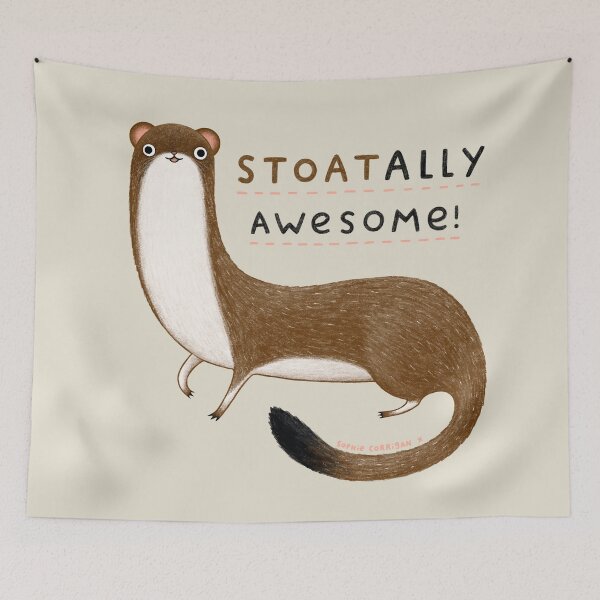 Item preview, Stoatally Awesome! designed and sold by SophieCorrigan.