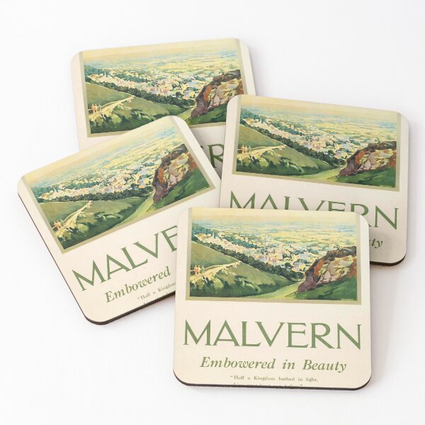 Item preview, Railway Poster Malvern designed and sold by stickart-marek.