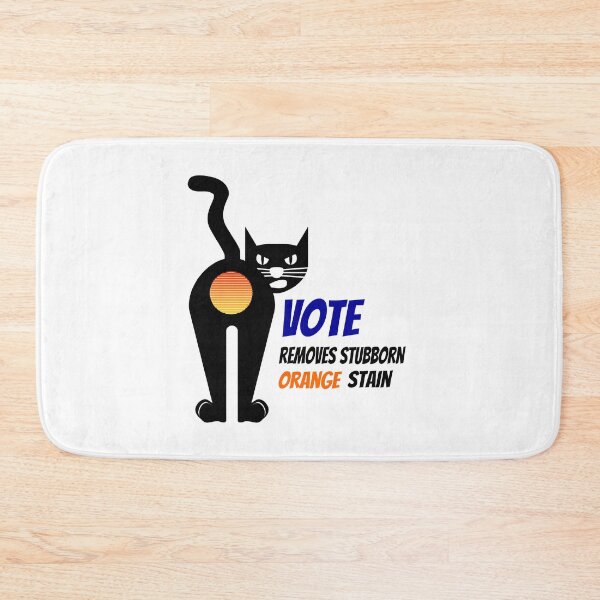 Item preview, Vintage Cat Vote Removes Stubborn Orange Stain designed and sold by ojdart.