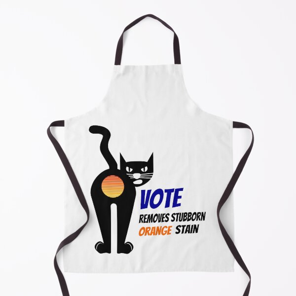 Item preview, Vintage Cat Vote Removes Stubborn Orange Stain designed and sold by ojdart.