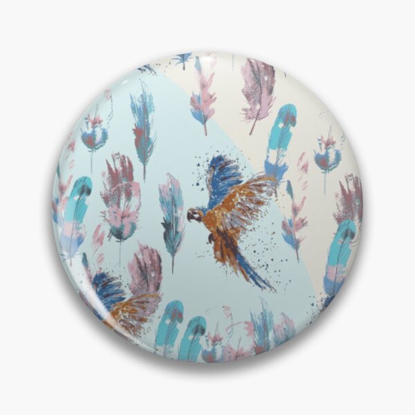 Aperçu de l'œuvre Belle conception de motif (oiseaux et plumes) créée et vendue par Beast360.