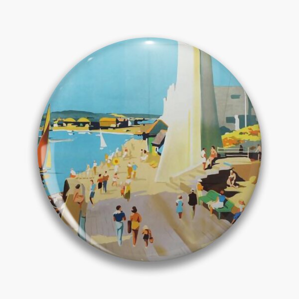 Item preview, Railway Poster Littlehampton designed and sold by stickart-marek.