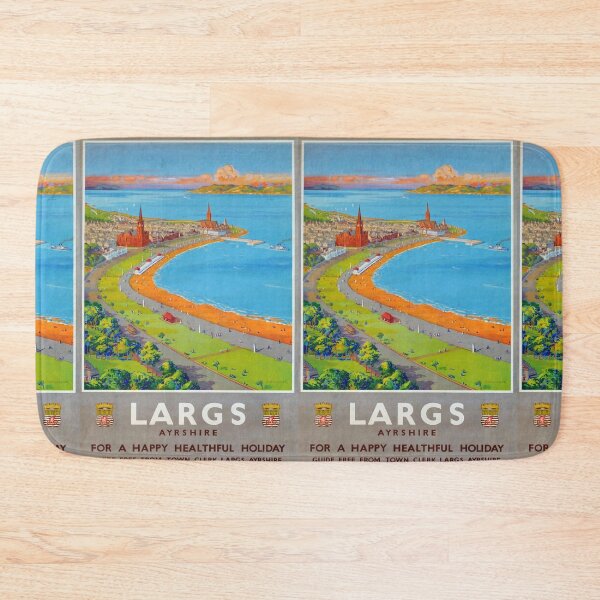 Item preview, Railway Poster Largs designed and sold by stickart-marek.
