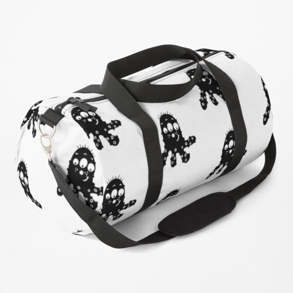 Funny black and white creature nr4 Duffle Bag