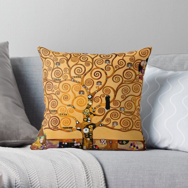 Gustav klimt outlet pillow case