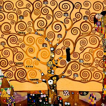 Artwork thumbnail, Tree of Life by Gustav Klimt Fine Art by GalleryGreats