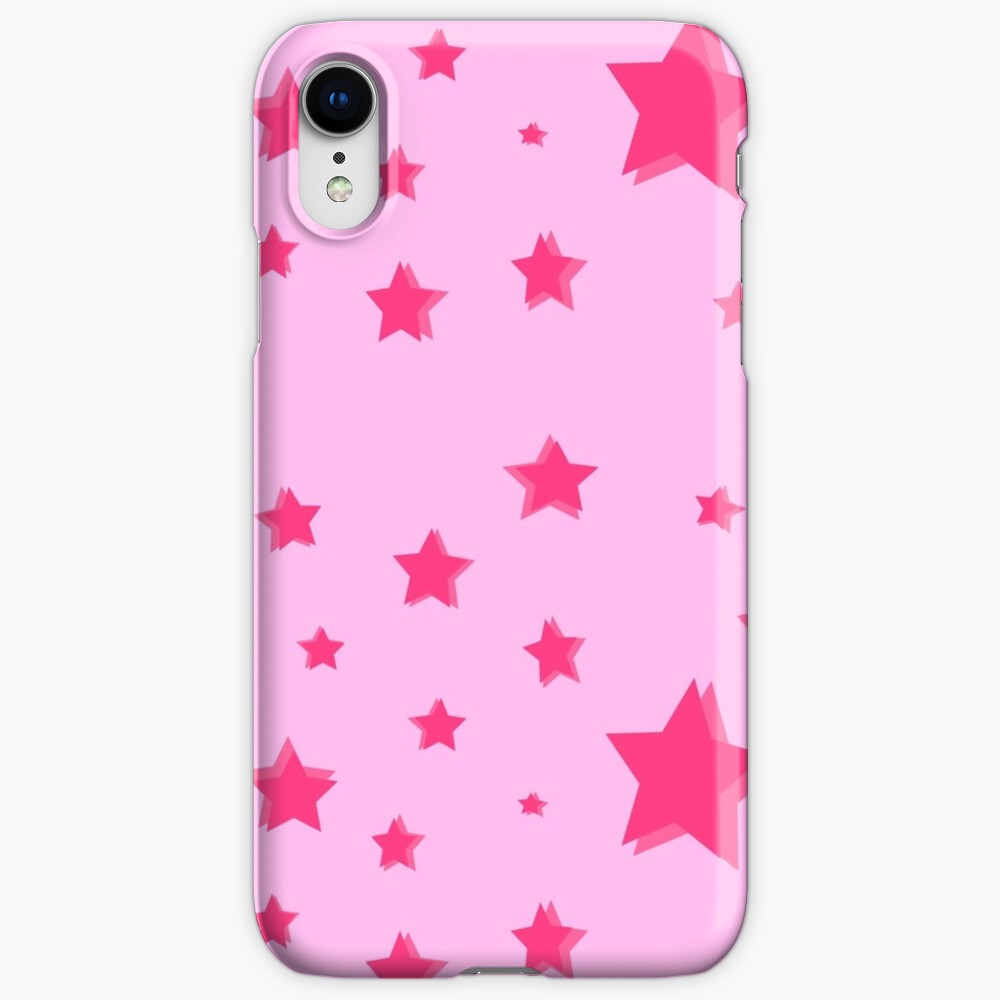 "Hot pink stars phone case " iPhone Case & Cover by