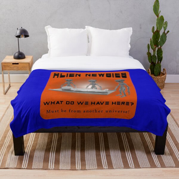 Item preview, Alien Newbies - Orange and Black designed and sold by TopPopClothing.