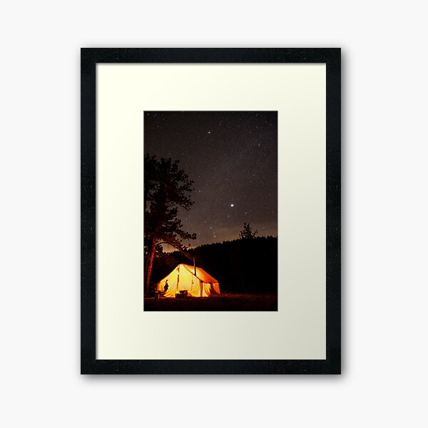 Campout Framed Art Print