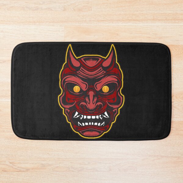 Item preview, Red Japanses Oni Mask designed and sold by norvicz.