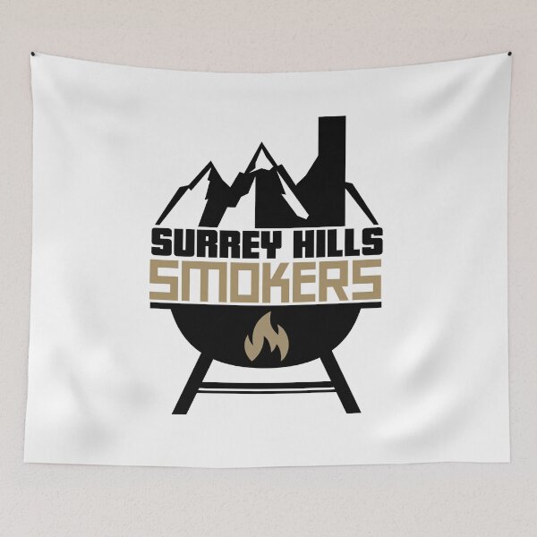 Item preview, Surrey Hills Smokers BBQ  - BarbaQ Logo Collab designed and sold by AndApArt.