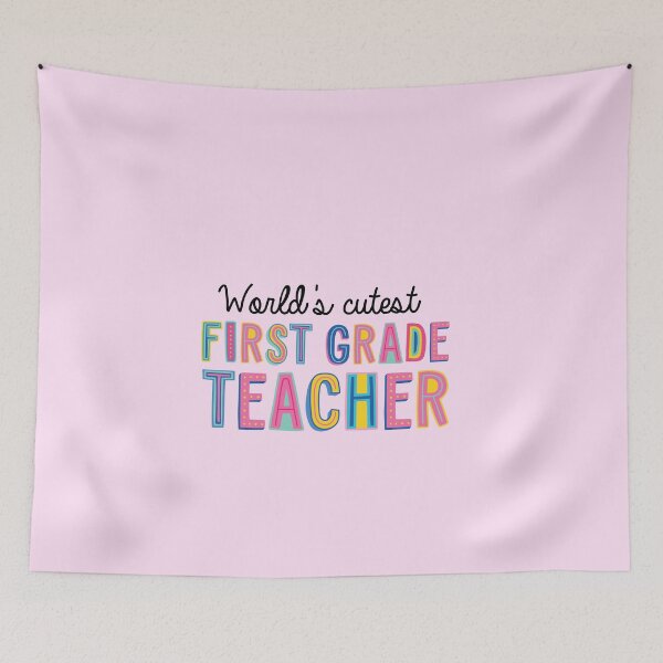 Item preview, First Grade Teacher Gifts | World's cutest First Grade Teacher designed and sold by betternotes.