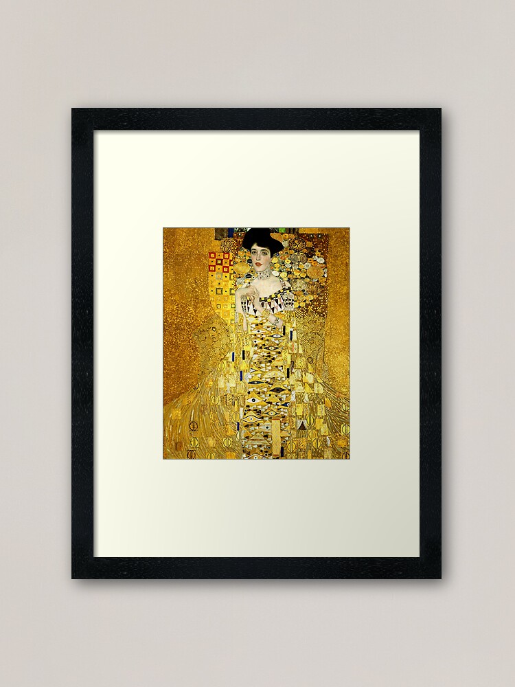 Alternate view of Adele Bloch-Bauer I by Gustav Klimt Fine Art Framed Art Print