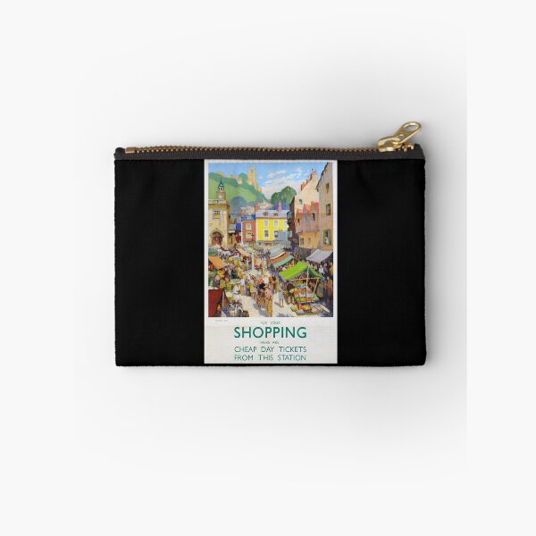 Item preview, Railway Poster Shopping designed and sold by stickart-marek.